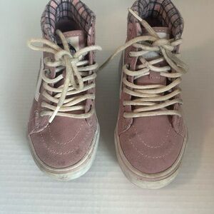 Vans Kids Pink High-Top Sneakers